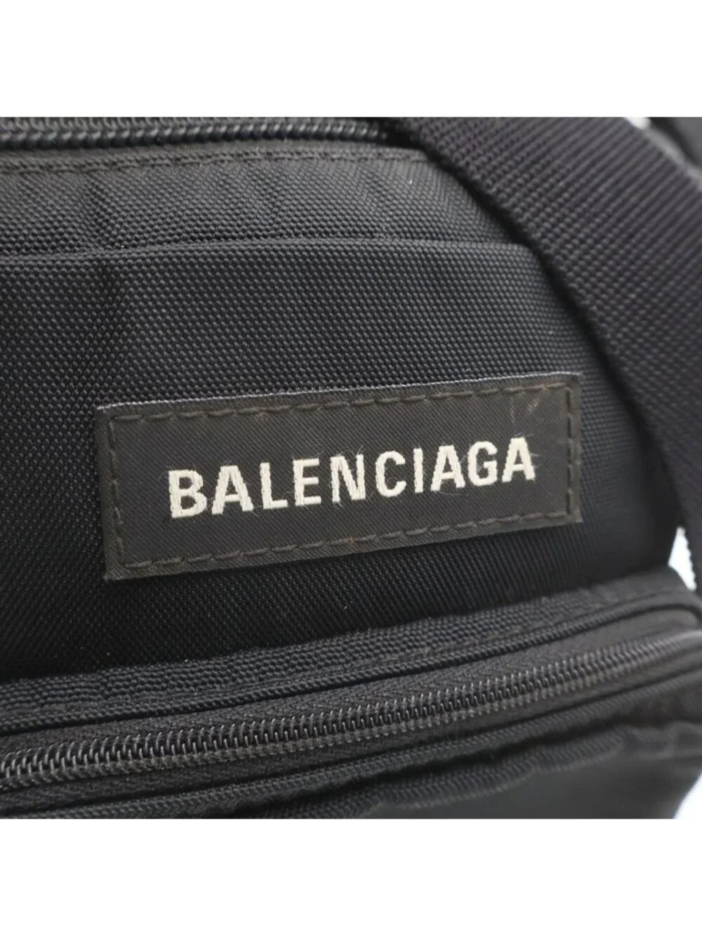 Balenciaga Explorer Nylon Body Shoulder Black